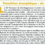 Odile Vignal lance la XIè semaine du Développement Durable à Clermont-Ferrand